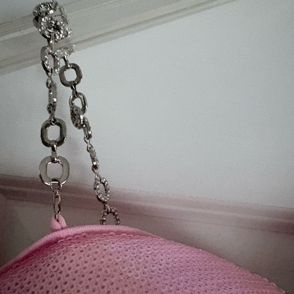 Fashion Nova Special Feeling Pink Sequin Jumpsuit XS NEW NWT - Picture 3 of 7